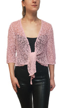 Load image into Gallery viewer, Popcorn Style Shrug - Baby Pink