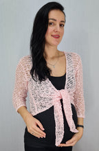 Load image into Gallery viewer, Popcorn Style Shrug - Baby Pink