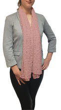 Load image into Gallery viewer, Popcorn Style Crochet Poncho - Dusty Pink