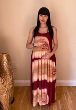 Load image into Gallery viewer, Long Smocked Dress - One Size Burnt Caramel
