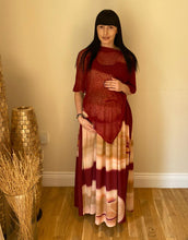 Load image into Gallery viewer, Long Smocked Dress - One Size Burnt Caramel