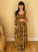 Load image into Gallery viewer, Long Smocked Dress - One Size Sunshine Breeze