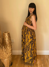 Load image into Gallery viewer, Long Smocked Dress - One Size Sunshine Breeze