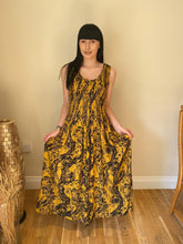 Load image into Gallery viewer, Long Smocked Dress - One Size Sunshine Breeze