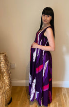 Load image into Gallery viewer, Long Smocked Dress - One Size Violet Blush