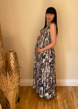 Load image into Gallery viewer, Long Smocked Dress - One Size White Flowers