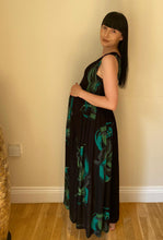 Load image into Gallery viewer, Long Smocked Dress - One Size Summer Leaves