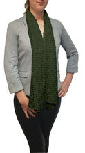 Load image into Gallery viewer, Popcorn Style Crochet Poncho - Olive