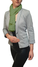 Load image into Gallery viewer, Popcorn Style Crochet Poncho - Sage Green